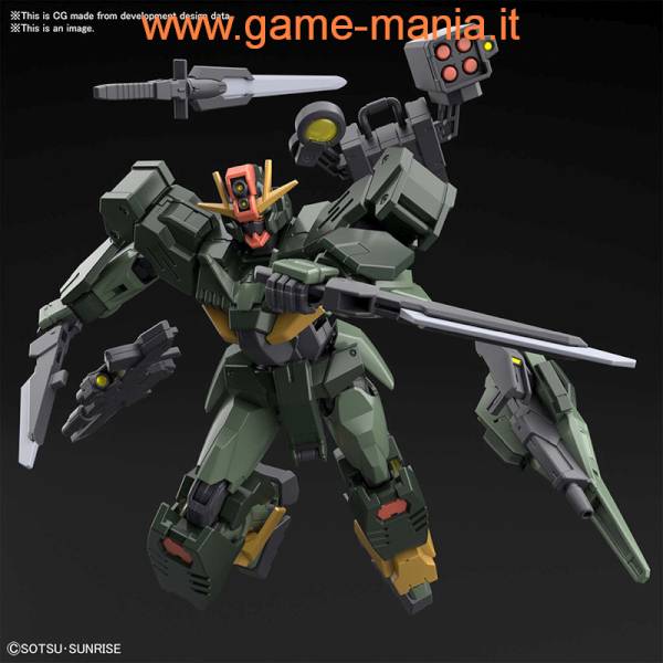 Gundam 00 Command Qan[T]1:144 HGGB kit by Bandai